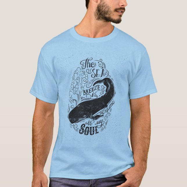 Camiseta La brisa de mar es perfume (Anverso)