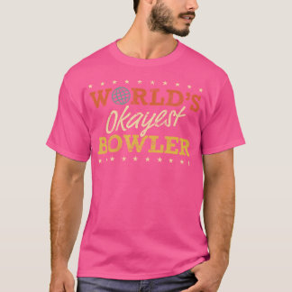 Camiseta La broma sarcástica del día del día del boliche má