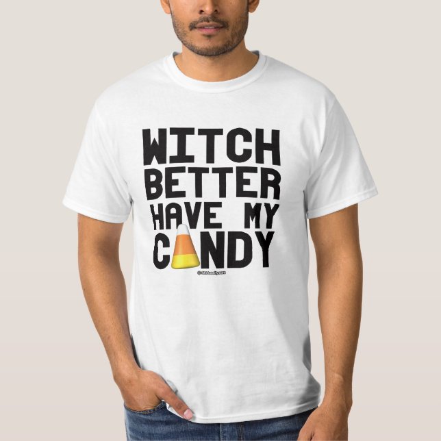 Camiseta La bruja mejor tiene mi caramelo (Anverso)