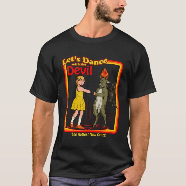 Camiseta La Brujería Vamos A Bailar Con El Devil Baphomet S (Anverso)