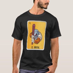 Camiseta La brutal Lotería Mexicana Tarjetas de Lotería