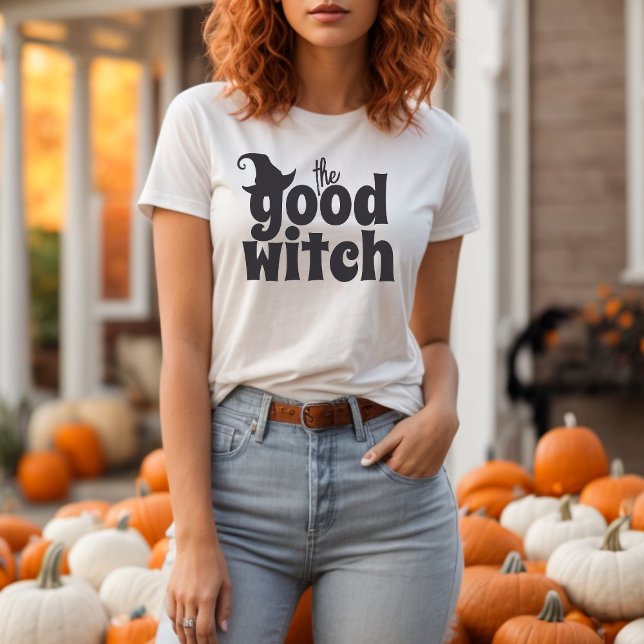 Camiseta La buena bruja adorable Halloween (Subido por el creador)
