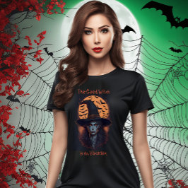 Camiseta La Buena Bruja está de vacaciones en Halloween