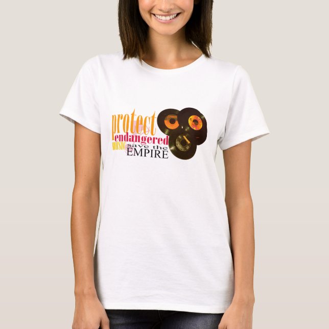 Camiseta La buena música está en peligro (Anverso)