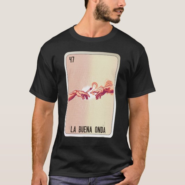 Camiseta La Buena Onda Cargo Chicano Chicano Bingo (Anverso)