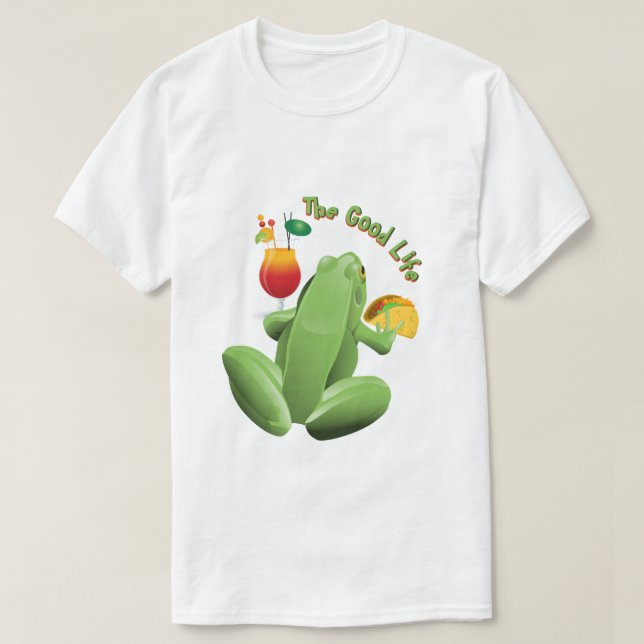 Camiseta La buena vida (Diseño del anverso)