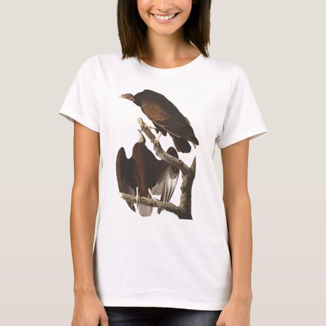 Camiseta La buitre turca de Audubon (Anverso)