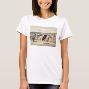 Camiseta La Bull que salta las barreras, 1865 (litho del