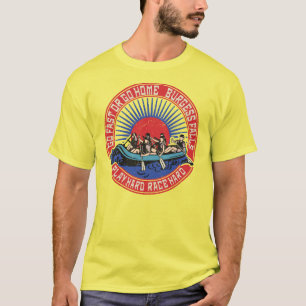 Camiseta La Burgess Retro Cae Rafting.