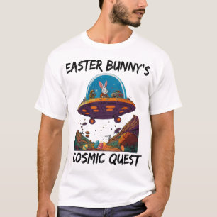 Camiseta La búsqueda cósmica de Conejo de Pascua