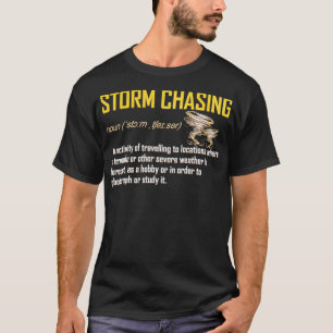 Camiseta La búsqueda de la definición de tormenta para los