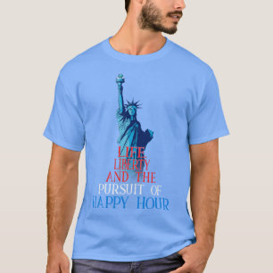 Camiseta La búsqueda de la libertad de vida de la Hora Feli
