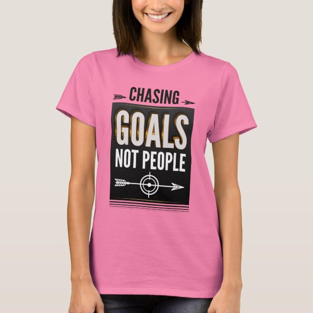 Camiseta La búsqueda de los objetivos no de las personas: l (Anverso)