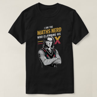 Camiseta La búsqueda de Math Nerd por X
