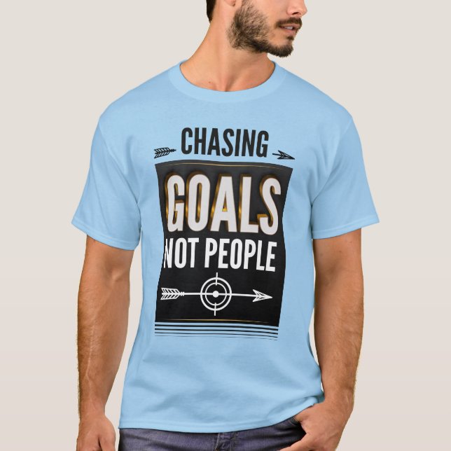 Camiseta La búsqueda de objetivos no de personas - la motiv (Anverso)