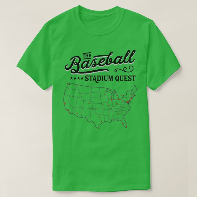 Camiseta La búsqueda del estadio de béisbol (Diseño del anverso)