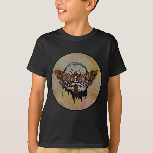 Camiseta La cabeza de la muerte, Hawk Moth (Anverso)