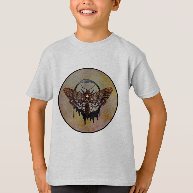 Camiseta La cabeza de la muerte, Hawk Moth (Anverso)