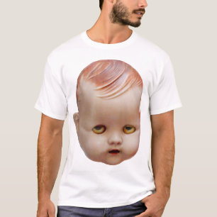 Camiseta La cabeza de la muñeca espeluznante