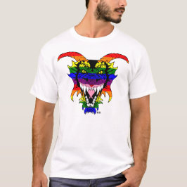 Camiseta La cabeza del dragón grande del orgullo