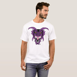 Camiseta La cabeza del dragón púrpura