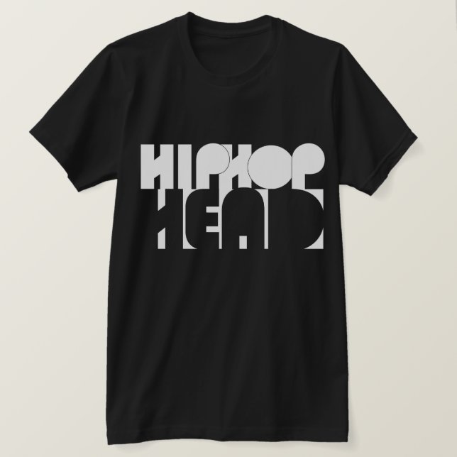 Camiseta La cabeza del hip-hop (Anverso del diseño)