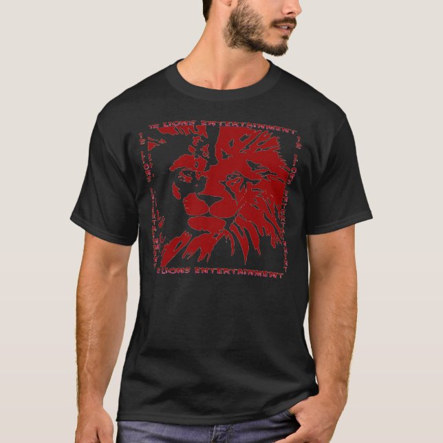 Camiseta La cabeza del león - rojo (Anverso)