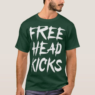 Camiseta La cabeza libre mata a la divertida Muay Thai Kick