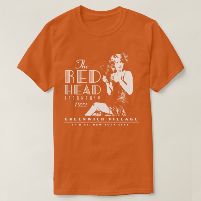 Camiseta La cabeza roja (Diseño del anverso)