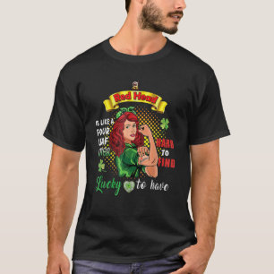 Camiseta La cabeza roja es como el amante de las cuatro hoj