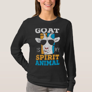 Camiseta La Cabra Es Mi Espíritu Animal Goat Whisperer Farm