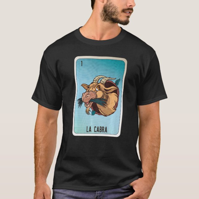 Camiseta La Cabra Lotería Mexicana (Anverso)