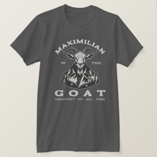 Camiseta La CABRA (Más Grande De Todos Los Tiempos) Con Tu  (Anverso del diseño)