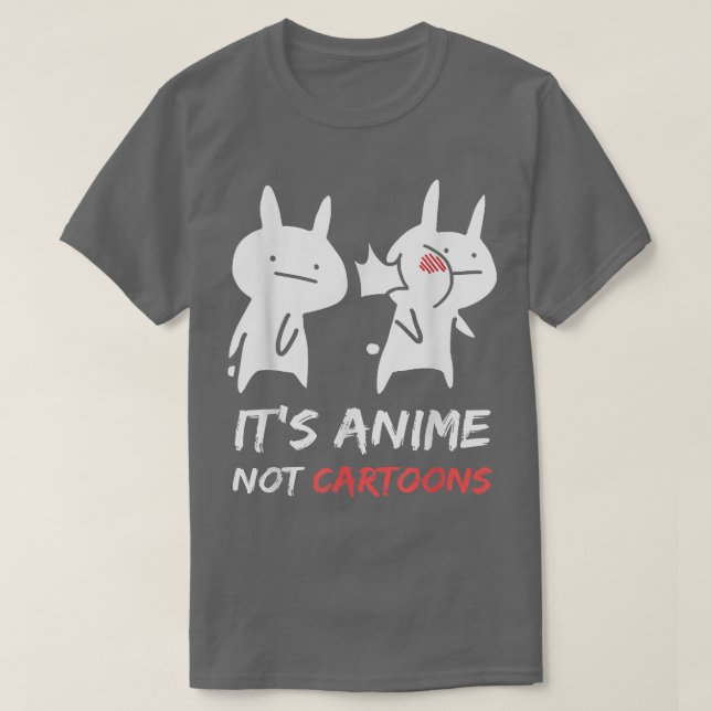 Camiseta La cachetada de un conejo japonés Anime Baka no es (Diseño del anverso)