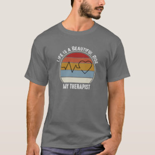 Camiseta La Cadena De Bicicletas Heartbeat Life Es Una Herm