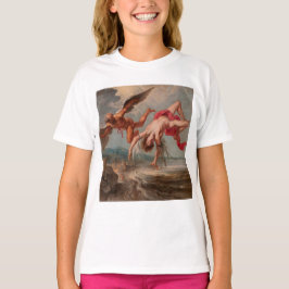 Camiseta La caída de Icarus (por Jacob Peter Gowy)