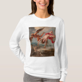 Camiseta La caída de Icarus (por Jacob Peter Gowy)
