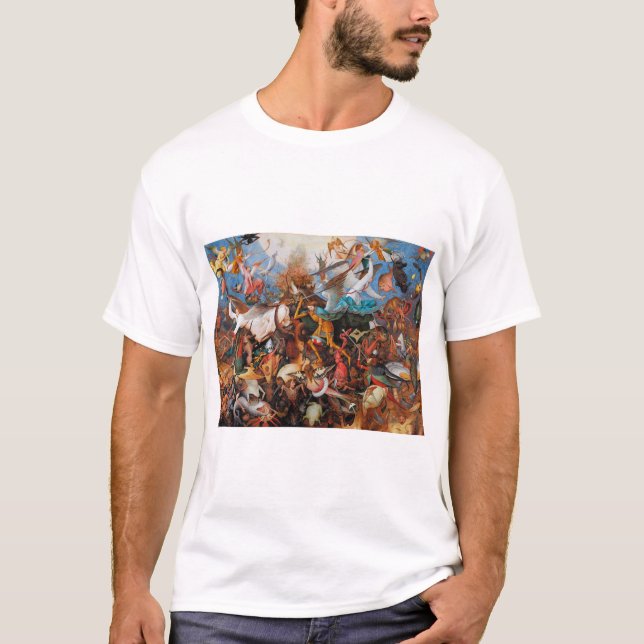 Camiseta La caída de los ángeles rebeldes, Pieter Bruegel (Anverso)