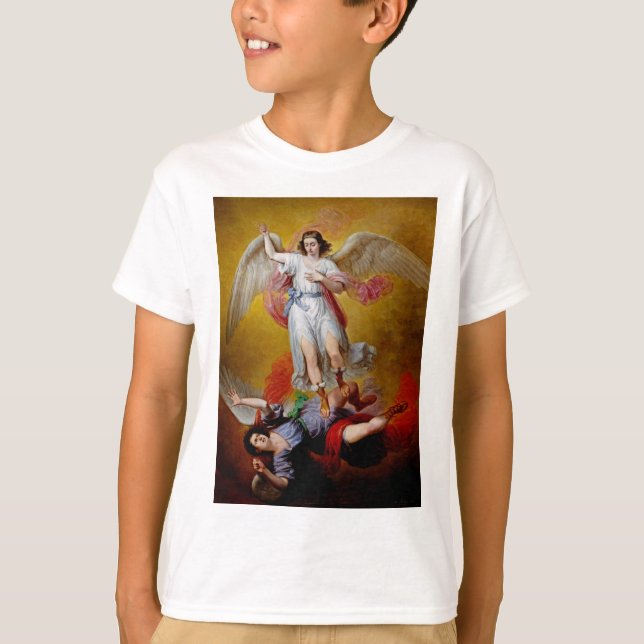Camiseta La caída de Lucifer por Antonio Maria Esquivel (Anverso)