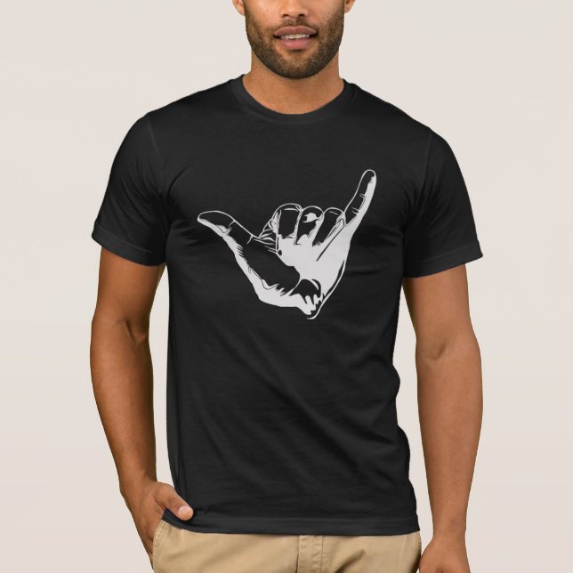 Camiseta la caída del dedo suelta (Anverso)