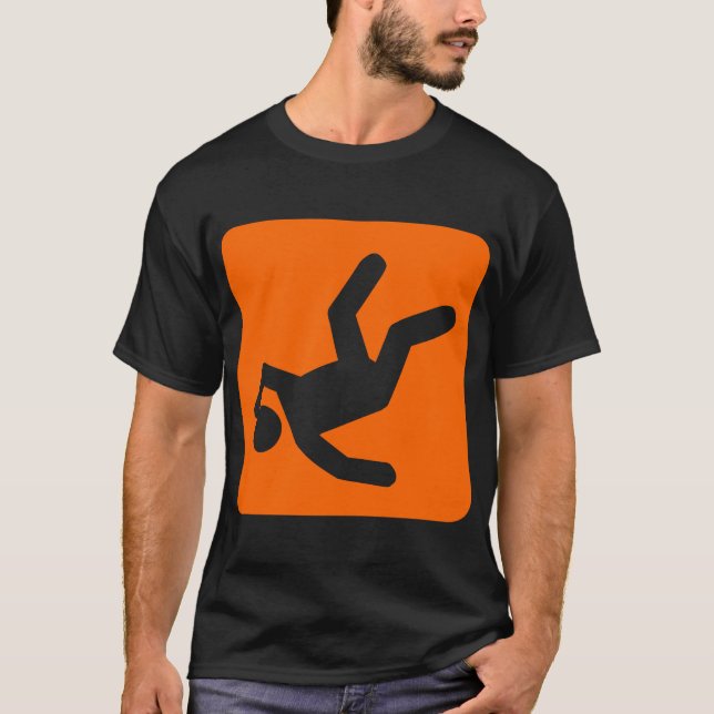 Camiseta La caída del hombre - (Anverso)