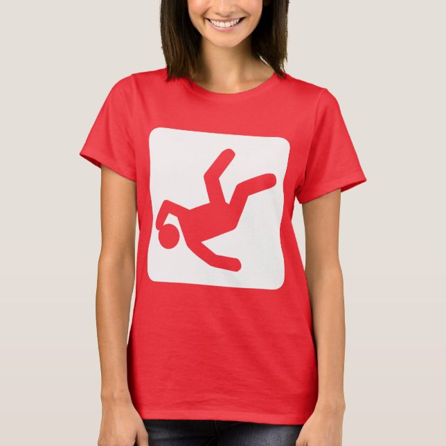 Camiseta La caída del hombre - blanco (Anverso)