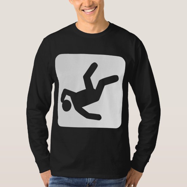 Camiseta La caída del hombre - blanco (Anverso)