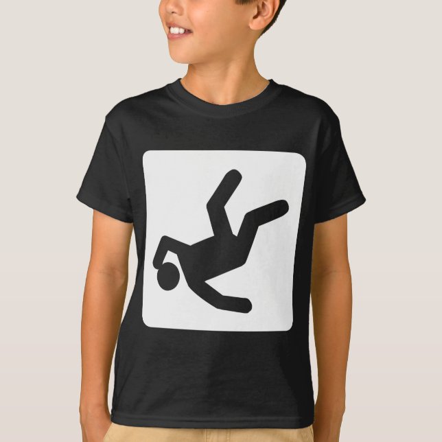 Camiseta La caída del hombre - blanco (Anverso)