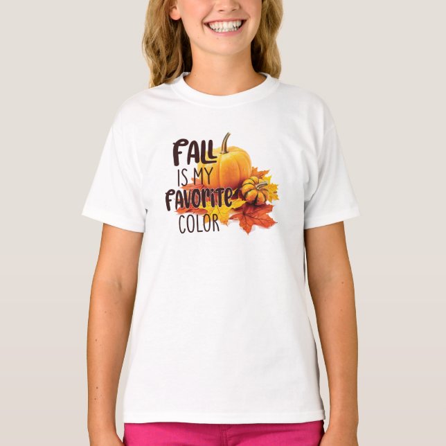 Camiseta La Caída Es Mi Color Favorito (Anverso)