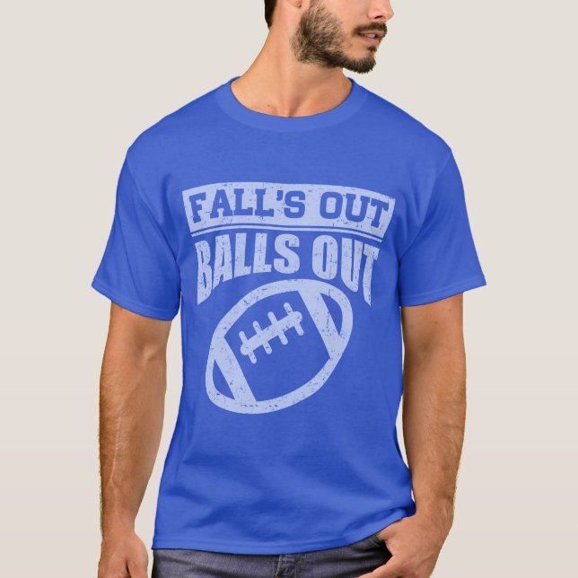 CAMISETA LA CAÍDA ESTÁ FUERA, FANTASY FOOTBALL, FÚTBOL (Anverso)