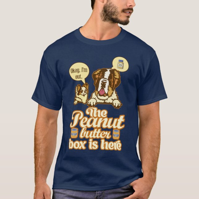 Camiseta La caja de mantequilla de cacahuete es divertida S (Anverso)