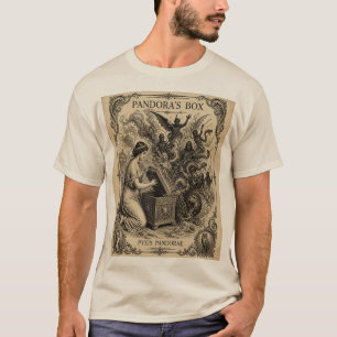 Camiseta La caja de Pandora Arte de la mitología griega vin