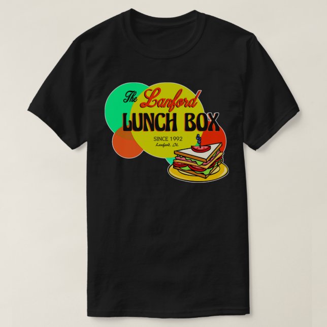 Camiseta La caja del almuerzo de Lanford de Roseanne (Diseño del anverso)