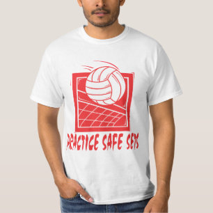 Camiseta La caja fuerte de la práctica fija voleibol